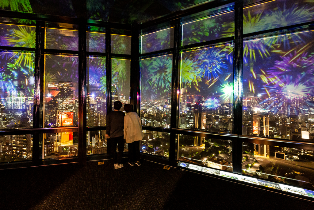 東京タワーの花火2022