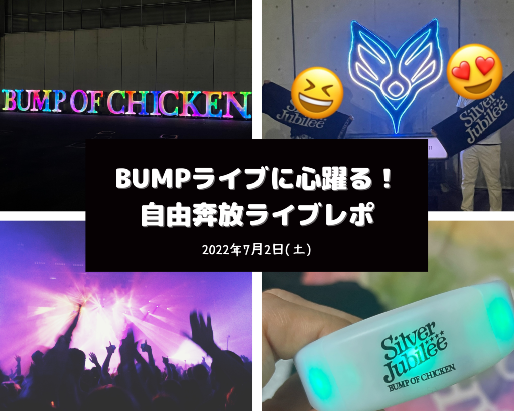 初BUMPライブに心躍る週末(≒NO生産的週末) | ののろぐ。